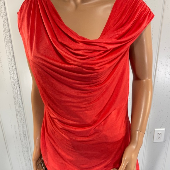 *Laundry by Shelli Segal Women's Layered Draped Sleeveless Top Sz L - Picture 7 of 10